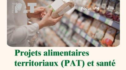 Le 4ième Focus France PAT intitulé "PAT et politiques de santé" vient de sortir PAT_Sante_couverture_Titre